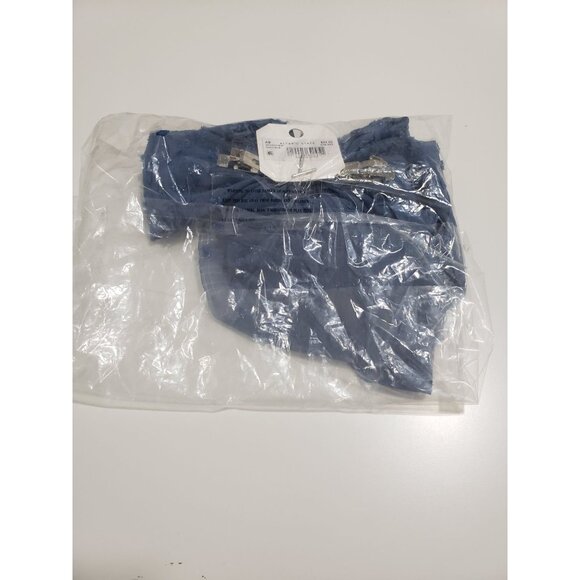 Altar'd State Evelyn Clip Dot Hair Bow in Dusty Blue - Picture 5 of 6